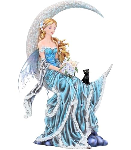 Statuette Fée Avec Renard En Forêt - Collection De Fées