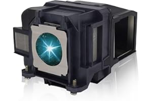 SORNEICDR Lámpara de Proyector para EPSON EL PLP87/V13H010L87 EB-535W EB-536Wi EB-520 EB-525W EB-530 EB-S03 EB-S17 EB-S18 EH-TW490 EH-TW570 EB-X18 EB-955W lámpara de repuesto con carcasa
