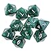 Produktbild Sharplace 10er / Set D8 Mehrseitige Dice Acryl polyedrische Würfel für D & D, Magic MTG, Party Tischspiele Brettspiel - Grün