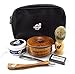 Produktbild Urbane Men Traditional Shaving Complete Kit Gift Set - klassische Nassrasur - Komplett mit Schale, Rasiermesser, Pinsel & Seife, After Shave Balsam + Ersatzklingen & Ledertasche 0% Alkohol