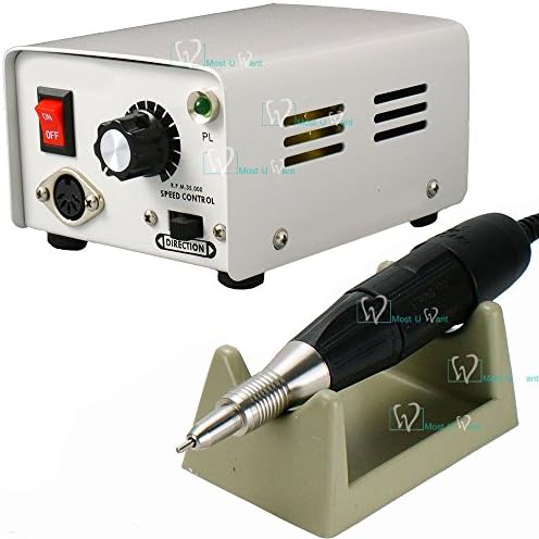 Dental Lab Technician Drill Saeshin® Strong 102 Micro Motor Electric Handpiece 35,000 Rpm Nail Polishing Tool CE