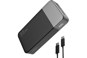 NOBIS Power Bank 20000mAh,35W Bateria Externa Carga Rapida,PD3.0 QC4.0 Powerbank con 4 Salidas para MacBook,Phone 11 13 15 16 S23 S22,Airpods etc