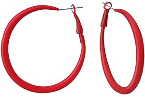 SOULCATS Soul-Cats 1 paire de belles créoles créoles aux couleurs tendance Ø 50 mm style années 80