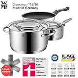 Spülmaschinenfest, pflegeleicht, backofengeeignet, geschmacksneutral und säurefest. Highlight dieser Profi-Kochtöpfe und der Pfanne ist die ausgezeichneten Hitzeleverteilung- und Wärmespeichereigenschaften. Zudem eine schnelle Aufheizzeit, wodurch Sie Strom sparen.