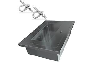 ISOP Armoire en Aluminium pour échelle d'incendie - Boîte d'accès Universelle pour échelle de Secours - 3 étages - pour l'intérieur et l'extérieur - Accessoires de Montage avec Montage Mural -38x28x13 cm