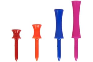 VORCOOL 40pcs 4 Tailles en Plastique Etape Golf Tees Accessoires Pour L'Entraînement