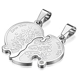 LIEFERUMFANG--2x Anhänger mit Ketten. Die Lieferung erfolgt im Schmuck Beutel.