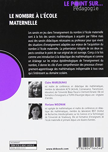 Le Nombre a l'Ecole Maternelle : Approche Didactique