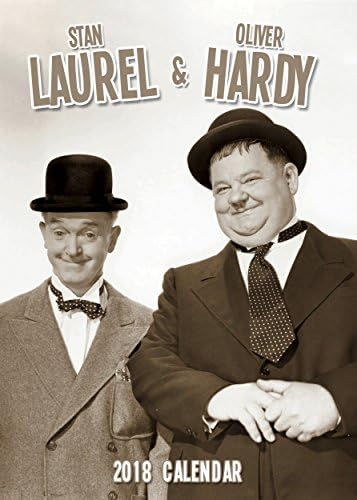 Laurel &amp; Hardy 2018 A3 Wall Calendar 420mm x 297mm