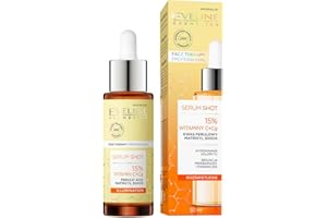 ‎EVELINE COSMETICS Eveline Cosmetics Face Therapy Professional Serum für Strahlkraft mit 15% Vitamin C & Cg für Gesicht, Hals & Dekolleté - Aufhellende Behandlung