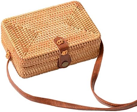 HopeEye Womens Fashion trends Bamboo/Vine Women's Handbags(tbb06-1-Brown)