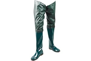 predolo Botas de Pesca, Pantalones Impermeables de, Botas de Pesca, Botas de PVC para Río, Botas de Lluvia para Pesca, Botas de Pesca a La Cadera, 39
