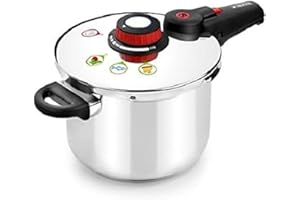 Monix Selecta, Pentola a Pressione, in Acciaio Inossidabile, Argento, 25 Cm, 7 Litri