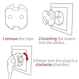 20 Steckdosensicherung mit 2 Türsicherung Schranksicherung für Kindersicherung – Kindersicherheit Steckdosenschutz - 2