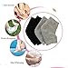 Makhry 2 Pairs Moisturising Silicone Gel Heel Socks for Dry Hard Cracked Skin Moisturizing Open Toe Comfy Recovery Socks (Black+Grey)