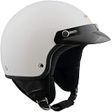BHR Casco Demi-Jet 803 SIMPLY | Pratico Casco Scooter Omologato ECE | Casco  Moto Jet con Frontino Removibile \u0026 Sgancio Micrometrico | Bianco |XS :  Amazon.it: Auto e Moto