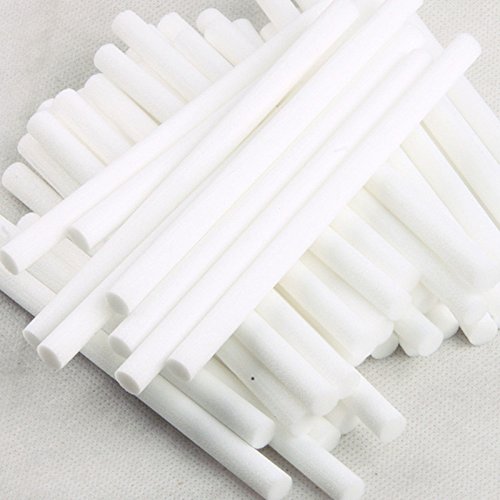 LIGGZ - Filtros de esponjas humidificadoras - 8 x 120 mm de Repuesto de algodón Swab Wick Sticks cortables para USB humidificador de Aire 10 Piezas