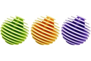 TOPXIAOBAO Tumble Dryer Balls 3 Pack Energy Saving Dryer Balls Silicone Laundry Balls for Home Washing Machine Quick Drying Non-Melt New Softer Material Tumble Dryer Ball Clothes Will Come Out Soft Fluffy