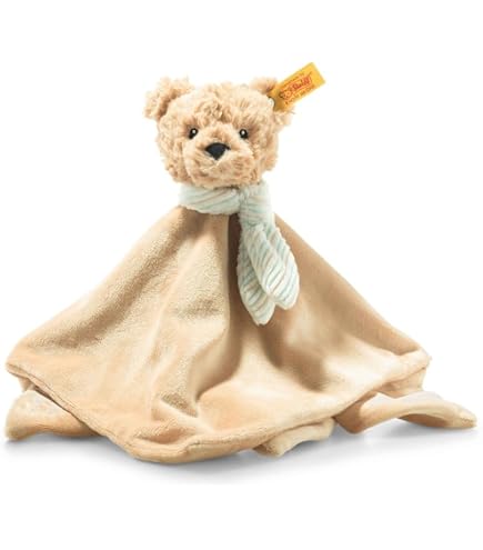 Steiff Orsacchiotto Sonno Tranquillo Con Sonaglio - Peluche Rosa 12 Cm Con Anello Per La Presa, Regalo Neonato