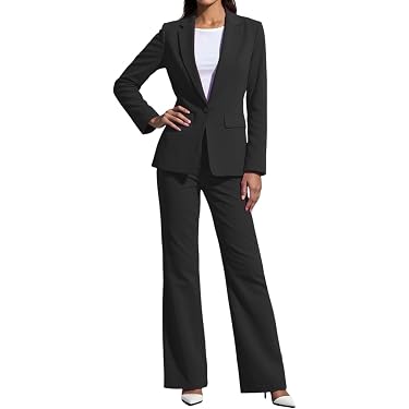 Generico Tute Donna In Maglia Casual Maglia E Pantaloni A Gamba Larga Tuta Due Pezzi Invernale Elegante Tuta Da Casa Comode Curvy Completi 2 Pezzi Loungewear Complete Calda Leggera Tute Sportiva Moda - 11