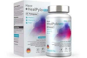 ‎SONNESEE Pylopass Lactobacillus Reuteri AntiPylori 120 Kapseln 400mgproTag bei Sodbrennen,Mundgeruch Brechreiz Säurereflux,Magenbeschwerden durch Helicobacter pylori vegan MadeinGermany