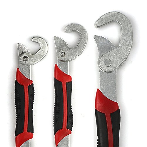 Neoteck Schraubenschlüssel Ringschlüssel 2 Stück Verstellbare Multifuktionale Universale Gabelschlüssel Maulringschlüssel - 5