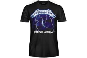 Metallica Koszulka Ride The Lightning. Oficjalna koszulka rockowa z zespołu Heavy Metal. Unisex Dorosły chłopiec
