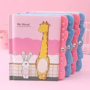 Baby Panda Birthday Party Return Gifts- Password Lock Diary for Kids, Girls,Boys (Pack of 20)