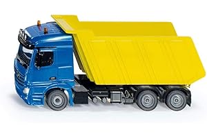 siku 3549, Camion avec benne basculante, 1:50, Métal/Plastique, Bleu/Jaune, Benne basculante