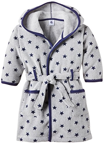 Preisvergleich Produktbild Petit Bateau Baby-Jungen Bademantel SOLIANO, Elfenbein-Écru (Subway / Logo), 86