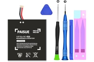 QUZMO [5180mAh] HAC-003 Batterie de Rechange Compatible avec Nintendo Switch 2017 HAC-001 HAC-A-BPHAT-C0, HAC-S-JP/EU-C0 Mise à Niveau Interne avec kit d'outils de réparation