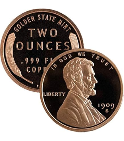 99.9% Pure Copper Ball Paperweight – 2 Inch (50.8mm), 1.29 Lb