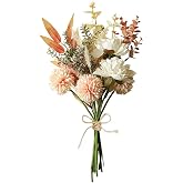 Weldomcor Artificial Bouquet, Artificial Flowers Fake Peony for Decoration Silk Bridal Bouquet for Home Party Garden Decorati