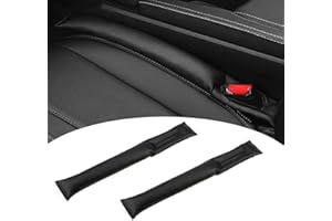 CAIYUANGJ 2 Piezas Relleno Coche Almohadilla, Relleno de Asiento de Automóvil, Almohadilla de Relleno para Coche, Almohadilla Gap Filler Coche, para la Mayoría de Los Modelos de Automóviles (Negro)