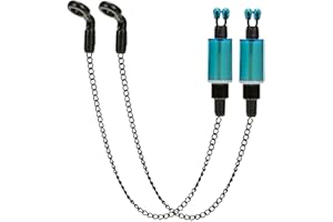 TUXXJZM Bite Indicators For Carp Fishing 2pcs Bobbins Carp Fishing Fishing Rod Alarm Bite Alarm Bobbins For Night Fishing Carp Accessories