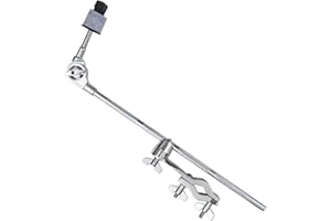 QIANLY Pinces d'extension de tambour, support de cymbale en métal réglable et amovible, accessoires de batterie, pinces d'extension amovibles, Extension de cymbale