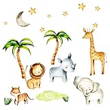 💚 PREMIUM QUALITÄT- MADE IN GERMANY- Unsere konturgeschnittenen Kinder Aufkleber sind chlor- und weichmacherfrei sowie geruchlos. Daher bestens geignet für Kinderzimmer, Babyzimmer, Spielzimmer, Klassenräume und Kindergarten.