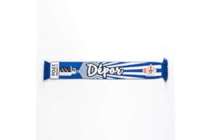 RC Deportivo A Coruña, Bufanda, Unisex, Azul/Blanco, Única