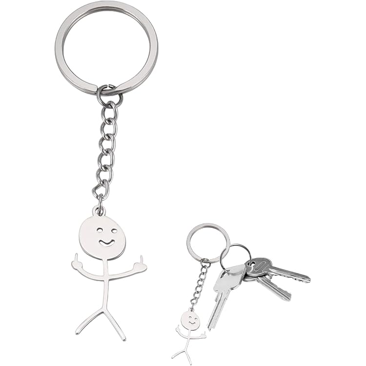Porte-clés Original : Main Avec Doigts Qui Claquent En Argent - H-Customs, Métal, Fabrication Chinoise