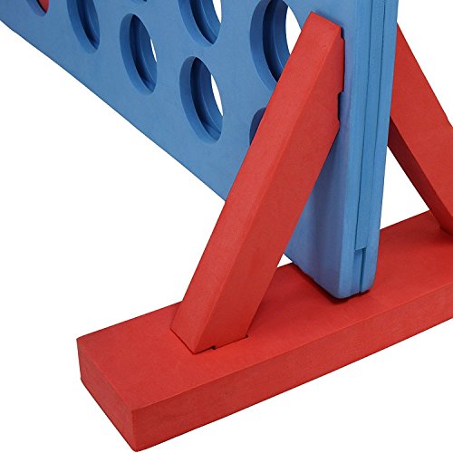 Hillington Â® Giant EVA 4 In A Row Connect 4 Garden Outdoor Game - Ideal For Family And Nursery / School Activities