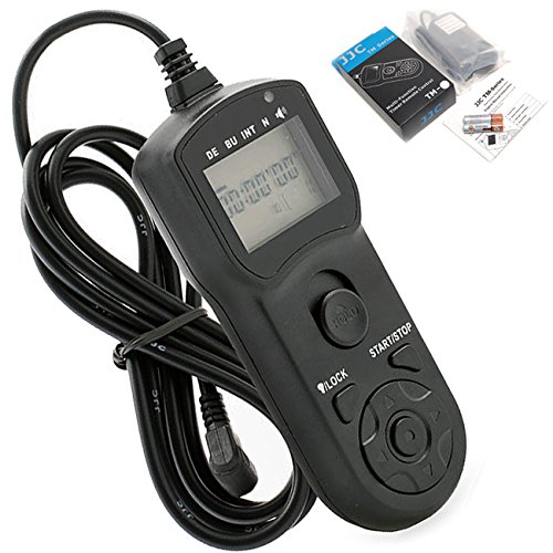 JJC T  l  commande intervallom  tre TM-B pour Nikon D800E D800 D700 D300 D300s D200 D4 D3X D3s D3 D2Xs D2X D2Hs D2H D1X D1H D1   F5 F6 F100   Fuji S3 S5   quivalent    Nikon MC-30  programmierbar