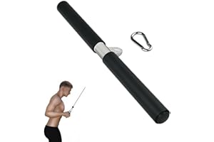 LIKEUDO Cable Machine Attachments Lat Pull Down Attachment Cable Bar for Gym Cable Machine Bar Tricep Bar Cable Attachment Gym Machine Tricep Bar Straight Bar Attachment