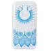 Produktbild Hülle für Samsung Galaxy J7 DUO ,DYSu Transparent TPU Sun-Mandala Fall Gel-Abdeckung Schutzhülle Weiche Silikon Handyhülle Schale Cover Case Tasche für Samsung Galaxy J7 DUO(Nicht geeignet Samsung Galaxy J7 2017)