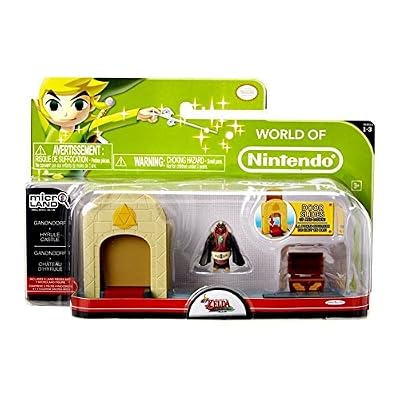 Jakks Pacific - Figurine Zelda - World of Nintendo - Ganondorf + Hyrule Castle - 0039897869018
