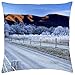Produktbild winter morning in smokey mountain np - Throw Pillow Cover Case (18" x 18")