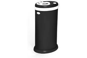 Ubbi Stål Lukt Låsning Blöja Avfallsbehållare, Ingen speciell väska Krävs Pengar Sparande, Prisbelönt, Modern Design Lista Måste ha Blöjfack, Matt