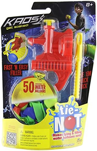 Tie-Not Water Balloon Filling Set - Color May Vary