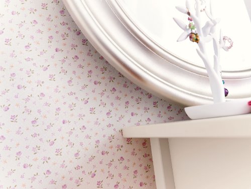 A.S. Creation 937682 Fleuri Pastel Tapete „Little Spring Flowers“ weiß, pastellviolett, schilfgrün - 5