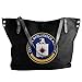 Produktbild uhfgyhuihjf Central Intelligence Agency Women Canvas Shoulder Bag Handbags Tote Bag Casual Shopping Bag