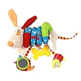 HENGSONG Bunt Babyspielzeug Kleinkindspielzeug Plüschtiere Kinderwagenkette Spirale Spielzeug für Babyschale Kinderwagen Kinderbetten